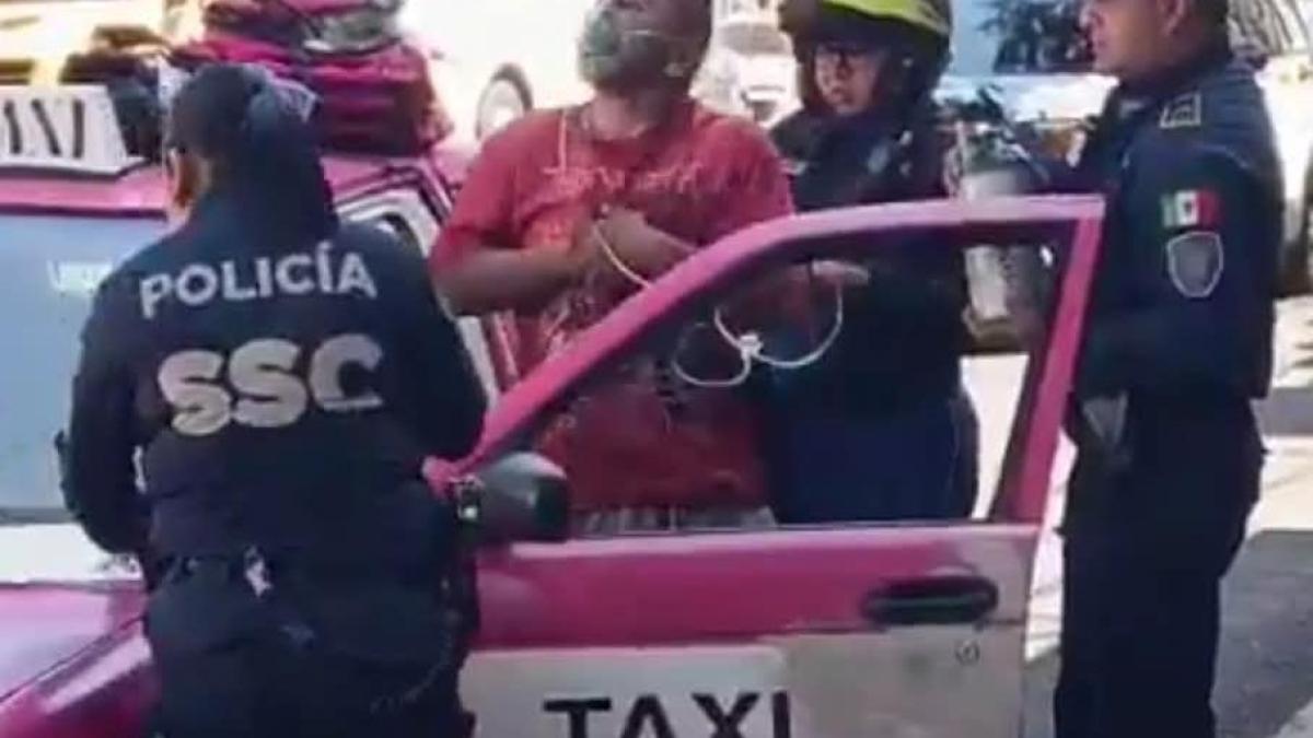 ¿Taxista eufórico capturado en CDMX? 🚨