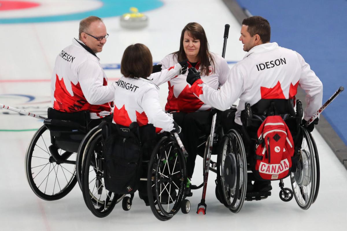 ¿Los Canadianos de los Juegos Paralímpicos ya se están calenta...