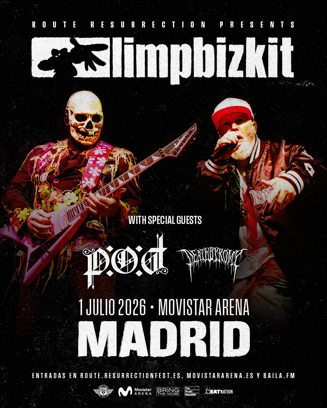 ¿¿¡Limp Bizkit regresan para joder la fiesta en Madrid el 1 de...
