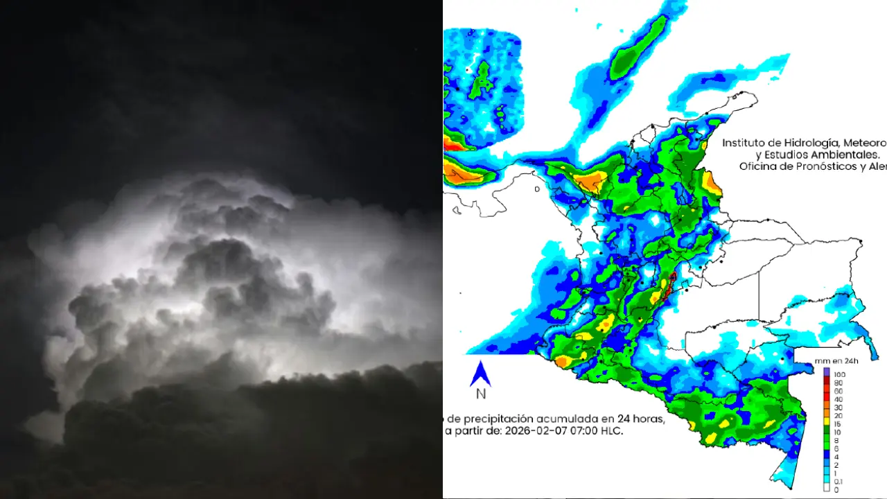 🌨️ ¿Lloverá todo el fin de semana en Colombia?