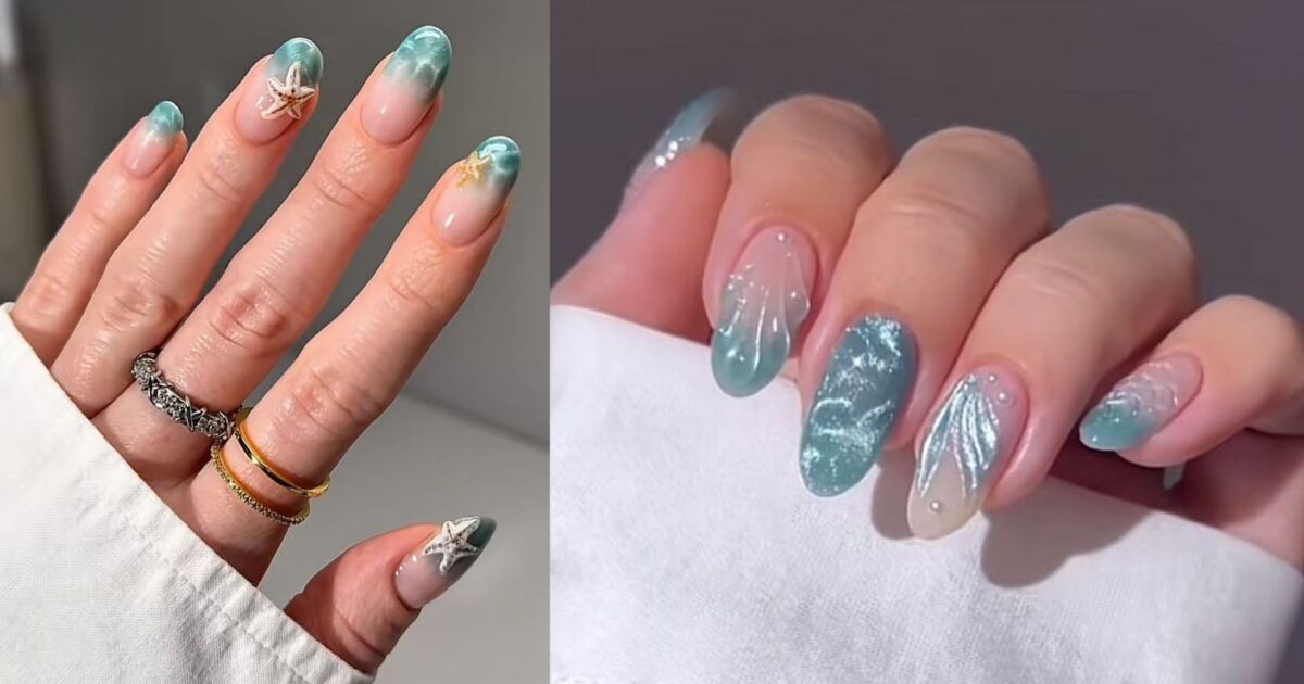 🌊 ¿Las uñas aqua de moda te harán perder la cabeza o solo ...