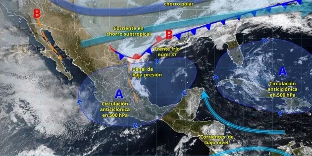 ¿Frio o Loco? 🌨️ El frente frío 37 ya llega a México