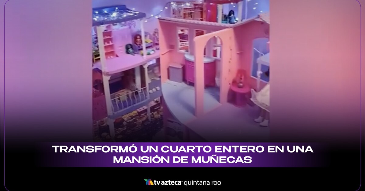 ¡Esto es oro! 🤯 Transformó un cuarto en mansión de muñecas y s...