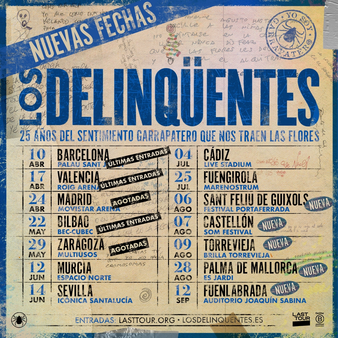 ¿Red Flag o ¡Esto es oro!?: 5 Conciertos de Los Delinqüent...