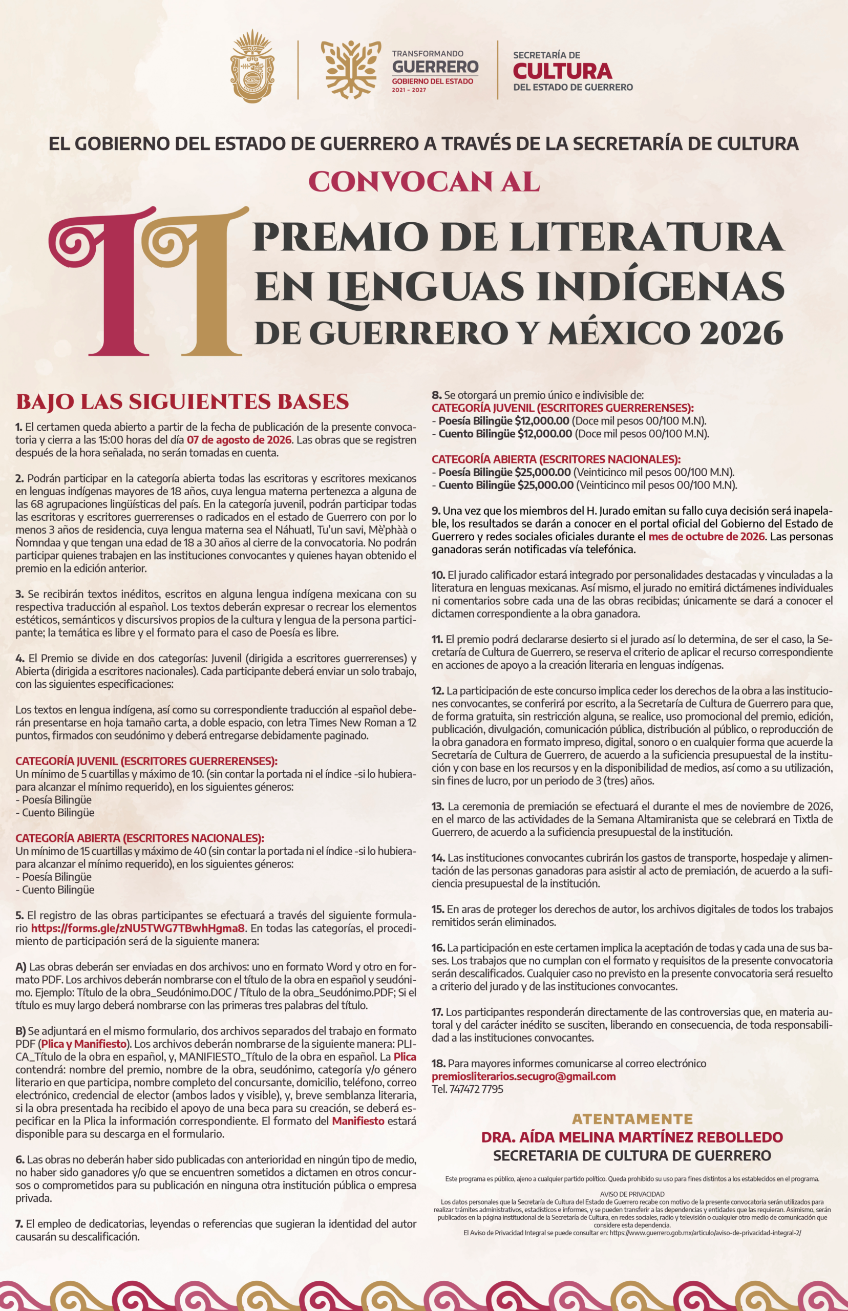 🏆 ¿Te Dijeron que el II Premio de Literatura en Lenguas In...