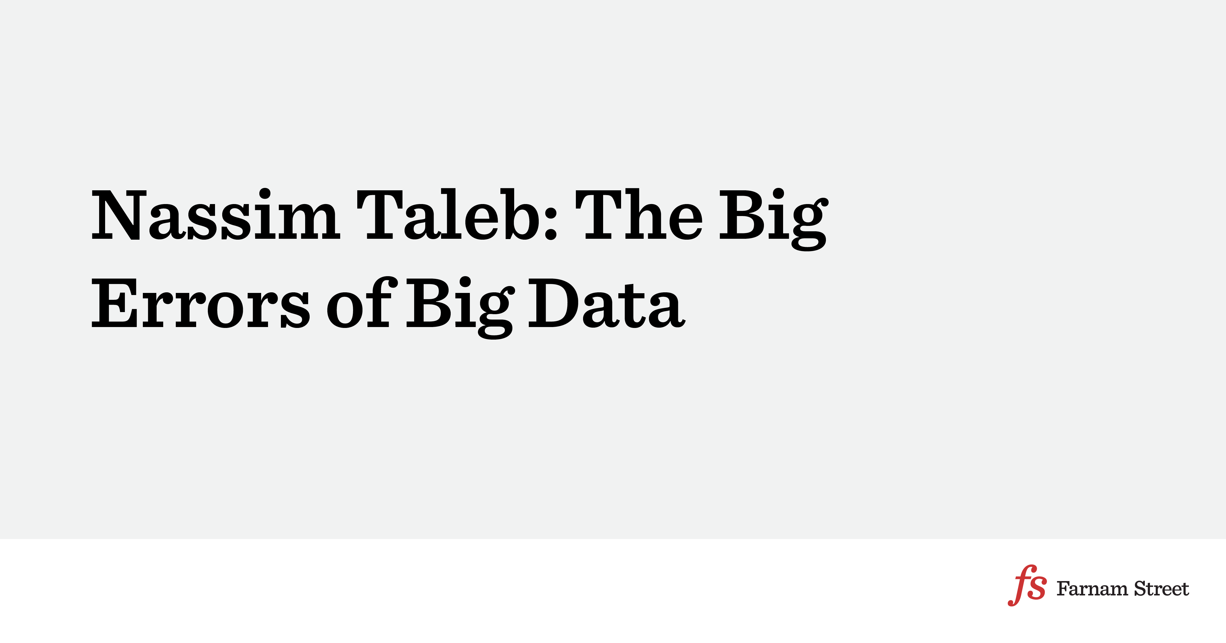 📊 ¿Big Data es Solo un Gran Error en Tu Decisiones