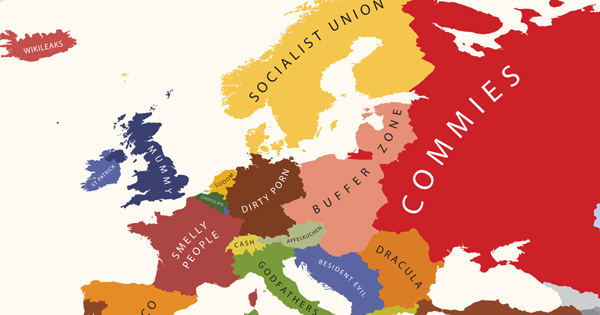 💡 ¿Yanko Tsvetkov Creó un Mapa de Estereotipos Europeos y Todo Se Volvió