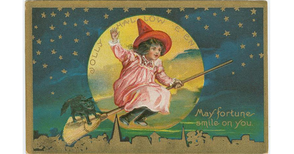 🧠 10 Postales de Brujas para Día de Muertos