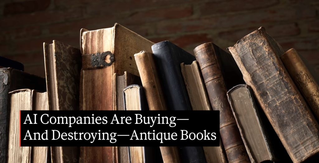 📚 ¿AI Compañías Robando y Luego quemando Libros Viejos? 5 Razones