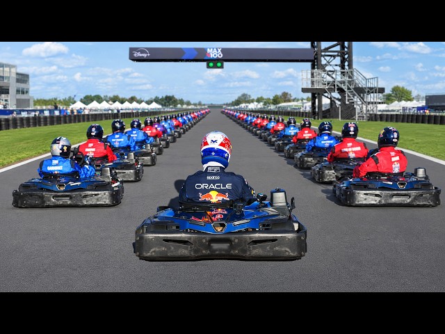 🚀 ¿Verstappen vs. 100 Normies en Karting? Quién Manda? 🏎️